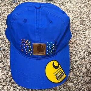 Carhartt Royal Blue Cap with Multicolor Embroidery